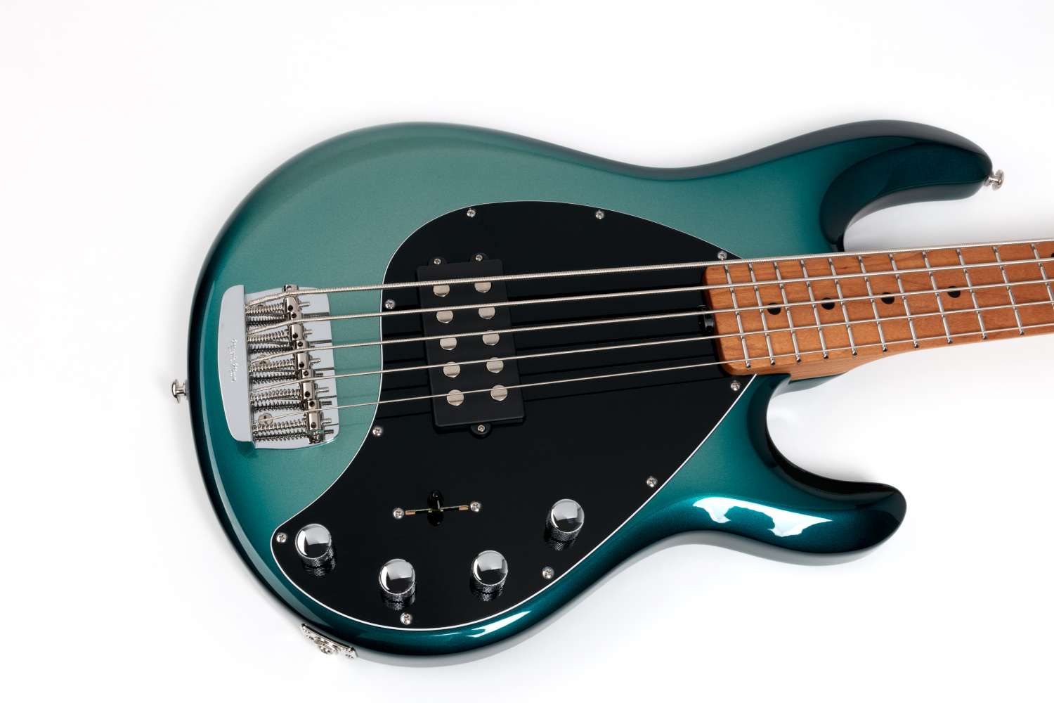 Music Man USA Stingray Special 5 String Bass Frost Green Pearl