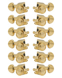 Grover 505G12 Mid-Size Roto-Grip Locking Gold 12 String Rotomatic Tuners