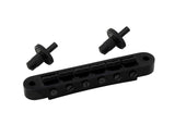 Grover Nashville Tune-o-Matic Bridge Notched Saddles, Black Chrome, 520BC