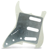 AxLabs Strat-Style Pickguard - 1 Ply / 8-Hole Aged White