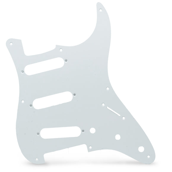 AxLabs Strat-Style Pickguard - 1 Ply / 8-Hole White