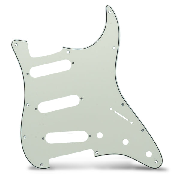AxLabs Strat-Style Pickguard - 3 Ply / 11-Hole Parchment