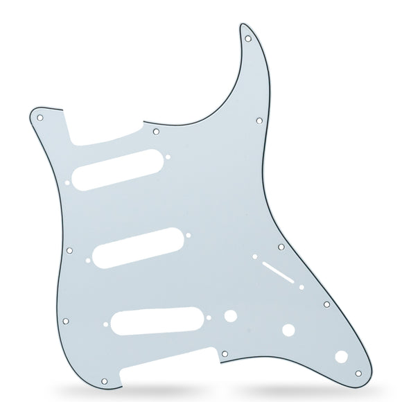 AxLabs Strat-Style Pickguard - 3 Ply / 11-Hole White