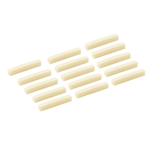 WD Bone Nut Blank -  Gibson® Style - Flat - 43.6mm - (15) - Luthiers Pack - BNG LP