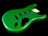 Tone Ninja Strat Body, Alder, Gloss Poly Sparkle Green