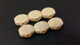 Tone Ninja Grained Ivoryoid Sperzel #6 Style Tuner Buttons (6) BTN-D10