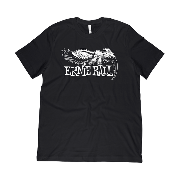 Genuine Ernie Ball Classic Eagle Logo T-Shirt, Black, S-2XL