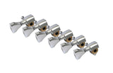 Hipshot Classic Chrome 6 inline staggered post Left Hand 18:1 tuners with UMP 6K1GN0CT-Stag