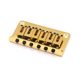 KD By AxLabs Hardtail Bridge - 5-Screw Mount, String-Through-Top Or Bottom - Gold
