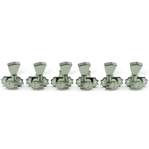 Kluson Revolution Tuners - 3x3 Metal keystone button - Chrome KRG-3-C