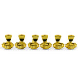 Kluson Revolution Tuners - 3x3 Metal keystone button - Gold KRG-3-G