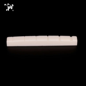 Tone Ninja Genuine Bleached Bone Slotted Nut Flat bottomed 42mm White