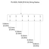 Graph Tech Model 6520 The Un-Lock Nut - replaces IBZ-style locking nuts - Radius 16" - 406mm