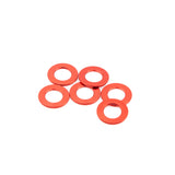 Tone Ninja TuneHues tuner post washers, Red, set of 6