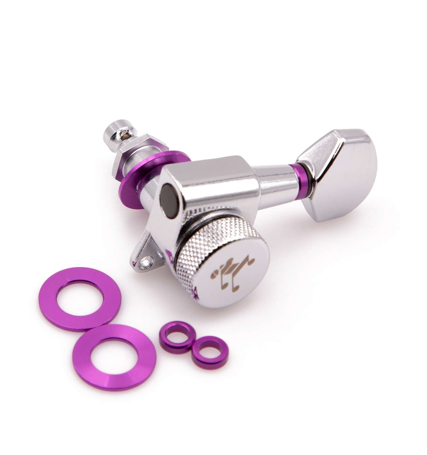 Tone Ninja TuneHues tuner post washer, Purple, set of 6 | SportHiTech