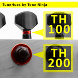 Tone Ninja TuneHues tuner button bushing, Green, set of 6