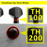 Tone Ninja TuneHues tuner post washers, Red, set of 6