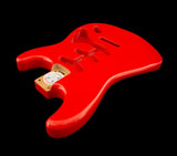 Tone Ninja Strat Body, Alder, Gloss Poly Fiesta Red