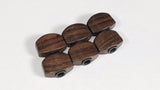 Tone Ninja Genuine Macassar Ebony wood Sperzel #6 Style Tuner Buttons (6) BTN-D2