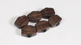 Tone Ninja Genuine Macassar Ebony wood Sperzel #6 Style Tuner Buttons (6) BTN-D2