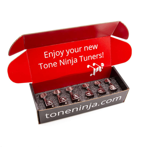 Genuine Tone Ninja Tuners, 3x3, Black Nickel