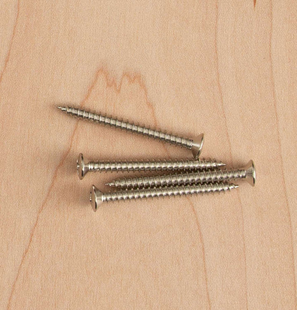 Genuine Tone Ninja Neckplate screws (4) Nickel