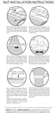 Graph Tech Model 6520 The Un-Lock Nut - replaces IBZ-style locking nuts - Radius 16" - 406mm