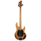 Music Man USA Stingray DarkRay 4 Bass Gold Bar, Roasted Maple