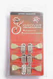 Genuine Grover Deluxe SD90 3+3 Nickel, Keystone Buttons, Safety Post 133NK