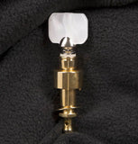 Grover 122G5 Geared Banjo Pegs. Set of 5, Gold Square Pearloid buttons