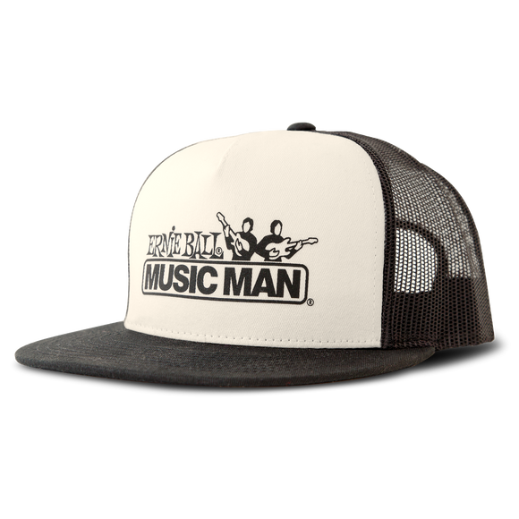 Ernie Ball/Music Man P04157 Black With White Ernie Ball/Music Man Logo Hat - NEW