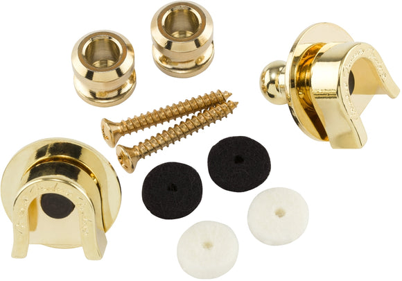 Fender Elite Strap Locks, set of two (2), Gold 002-2043-049 | SportHiTech
