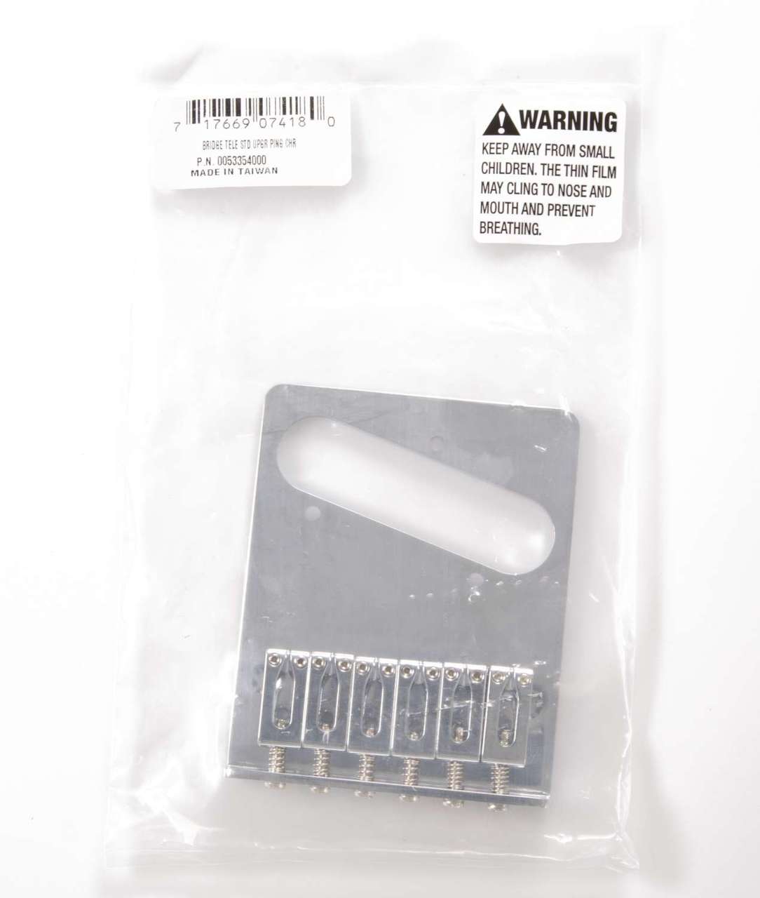 Fender Standard Series 6-saddle Telecaster Bridge Chrome 005-3354