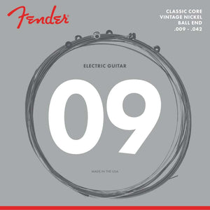 Fender Classic Core, Vintage Nickel Ball End, 155L 9-42 - 073-0155-403 | SportHiTech