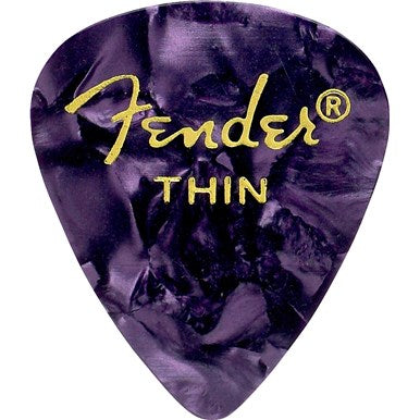 Fender 351 Premium Picks Purple Moto Thin 12-pack 198-0351-776 | SportHiTech