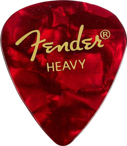 Fender 351 Premium Picks Red Moto Heavy Picks, 12-pack 098-0351-909 | SportHiTech