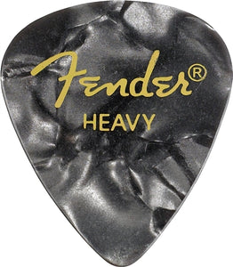 Fender 351 Premium Picks Black Moto Heavy Picks, 12-pack 098-0351-943 | SportHiTech