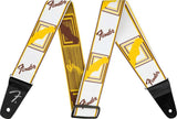 Fender Weighless 2" Monogrammed Strap White 099-0686-005 | SportHiTech