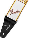 Fender Weighless 2" Monogrammed Strap White 099-0686-005 | SportHiTech