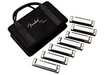 Fender Blues Deluxe Harmonica, Set of 7, with Case 099-0701-049 | SportHiTech