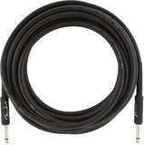Fender Professional Series Instrument Cable, Strt/Strt, 18.6', Black | SportHiTech