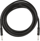 Fender Professional Series Instrument Cable, Straight/Straight 15' Black | SportHiTech