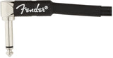 Fender Professional Series Instrument Cables, Angle/Angle, 1', Black | SportHiTech
