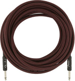 Fender Professional Series Instrument Cable, 25', Red Tweed | SportHiTech