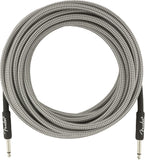 Fender Professional Series Instrument Cable, 25', White Tweed | SportHiTech