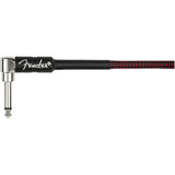 Fender Professional Series Coil Cable, Straight-Angle, 30', Red Tweed | SportHiTech