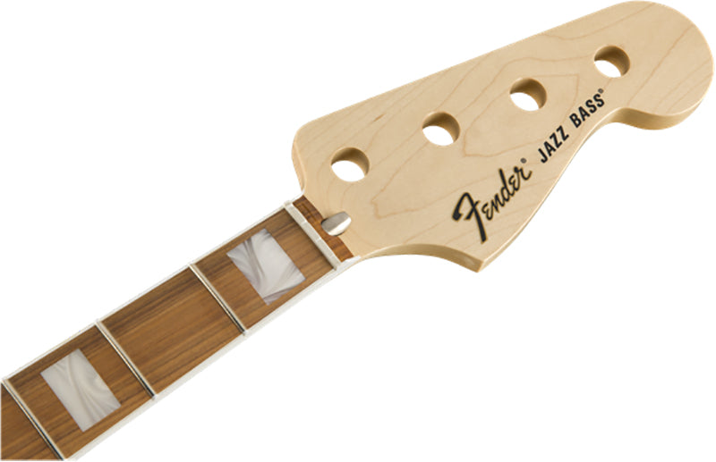 Fender Classic Series 70's Jazz Bass Neck, Block Inlay, Pau Ferro