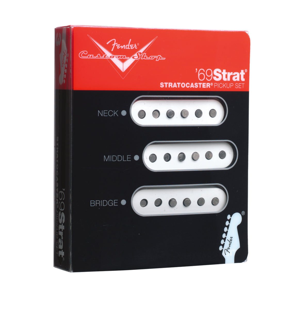 Fender Custom Shop '69 Strat pickups - set of 3, white 099-2114