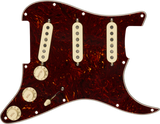 Fender USA Pre-Wired Strat Pickguard Custom Shop Fat 50's SSS Tortoise Shell | SportHiTech