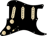Fender Pre-Wired Strat Pickguard Tex-Mex SSS Black, 11 hole | SportHiTech
